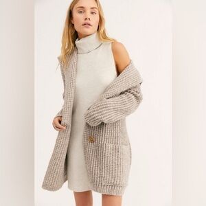 Free People Beach Sloanne Mini Dress - Oatmeal